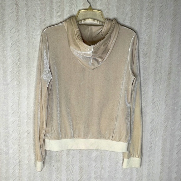 ❤️ FASHION studio velvet Hooded Zip up Size L - Picture 3 of 4